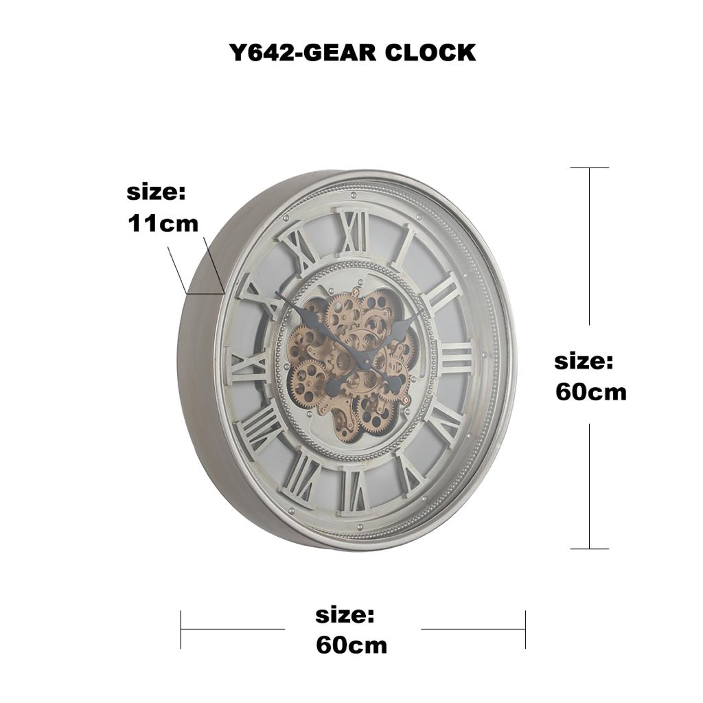 ساعة مسننات Gear Clock Y642