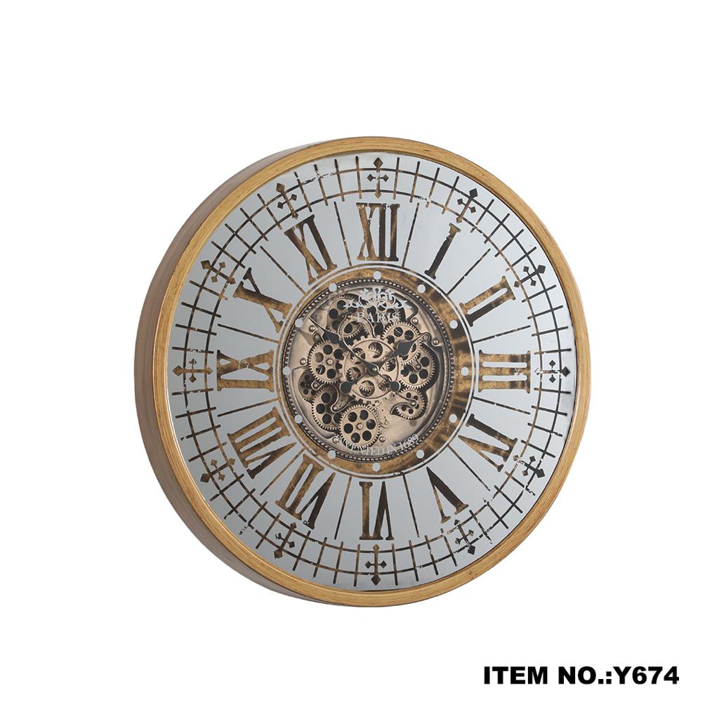 ساعة مسننات Gear Clock Y674