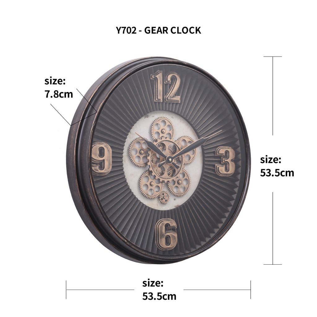 ساعة مسننات Gear Clock Y702