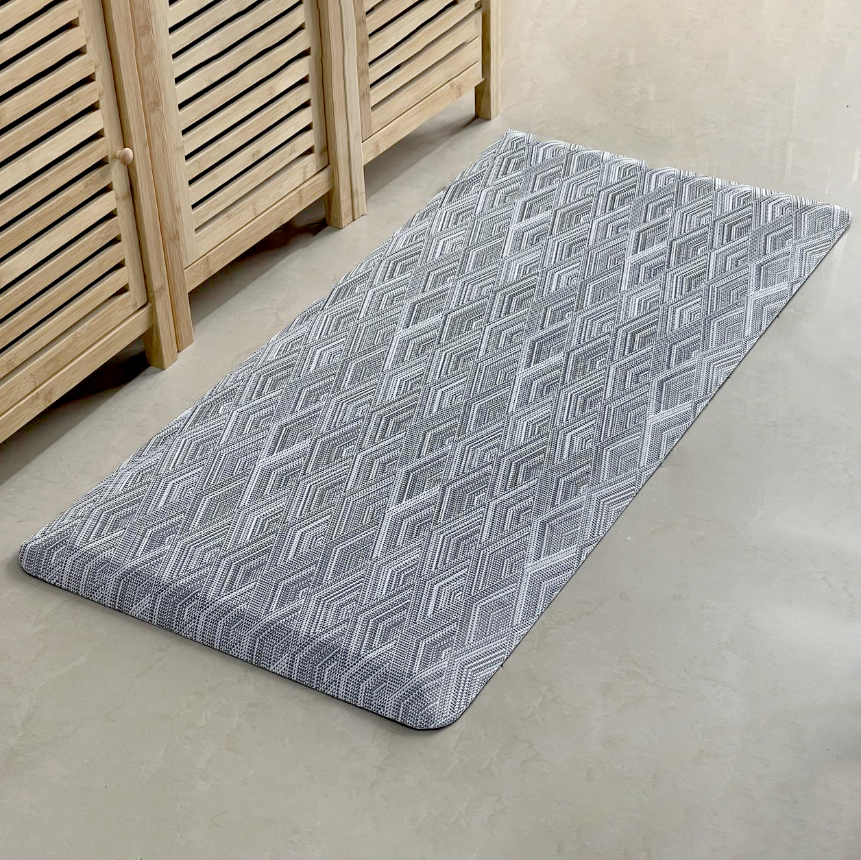 دعسة مطبخ فوم 100*50 interlock gray