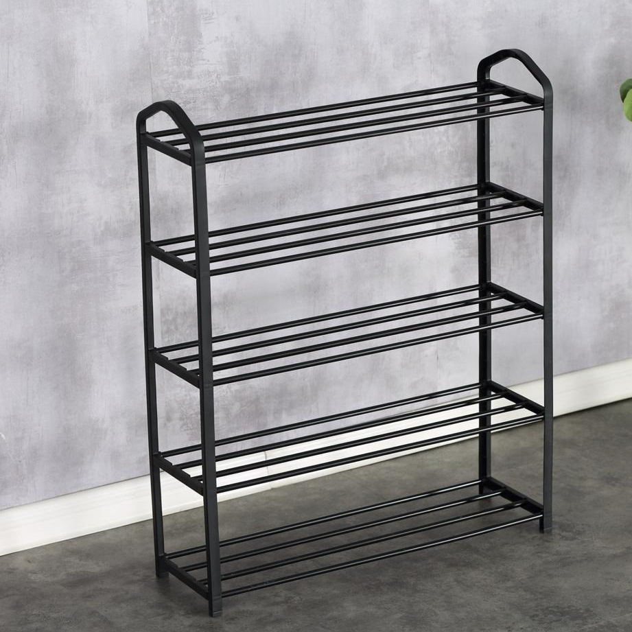 رفوف احذية  5 رفوف  شوهم shoe rack  اسود 62*20*79 سم