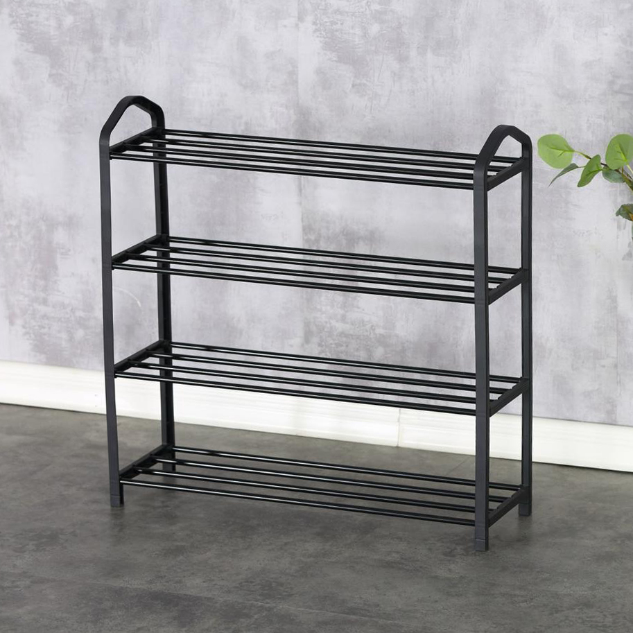 رفوف احذية 4 رفوف  شوهم shoe rack  اسود 62*20*62 سم