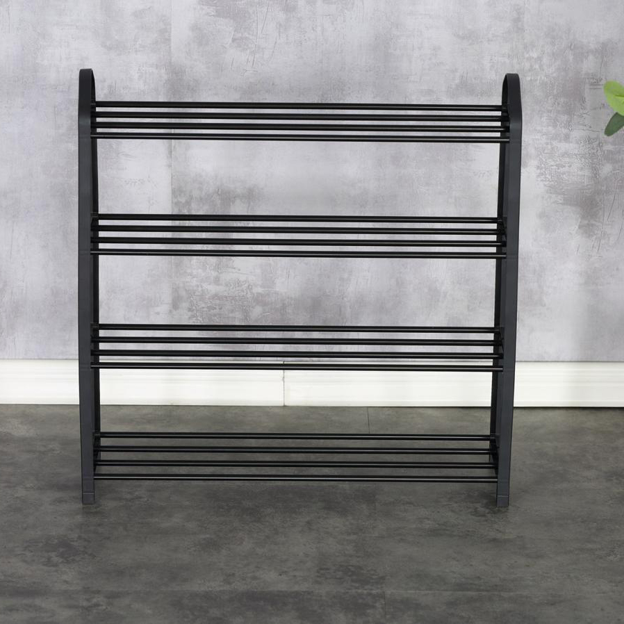 رفوف احذية 4 رفوف  شوهم shoe rack  اسود 62*20*62 سم