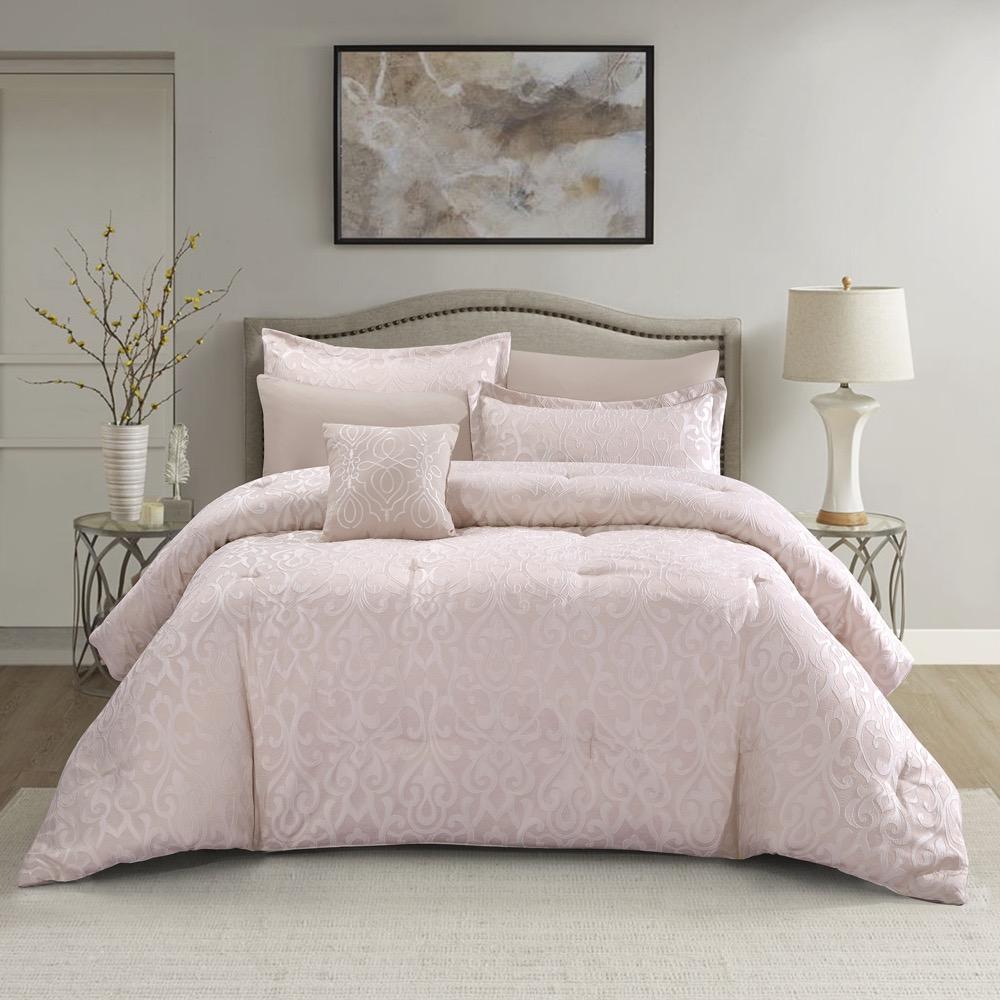 مفرش  مجوز7 قطع   MAXIMOS TEA ROSE TAILOR JACQUARD