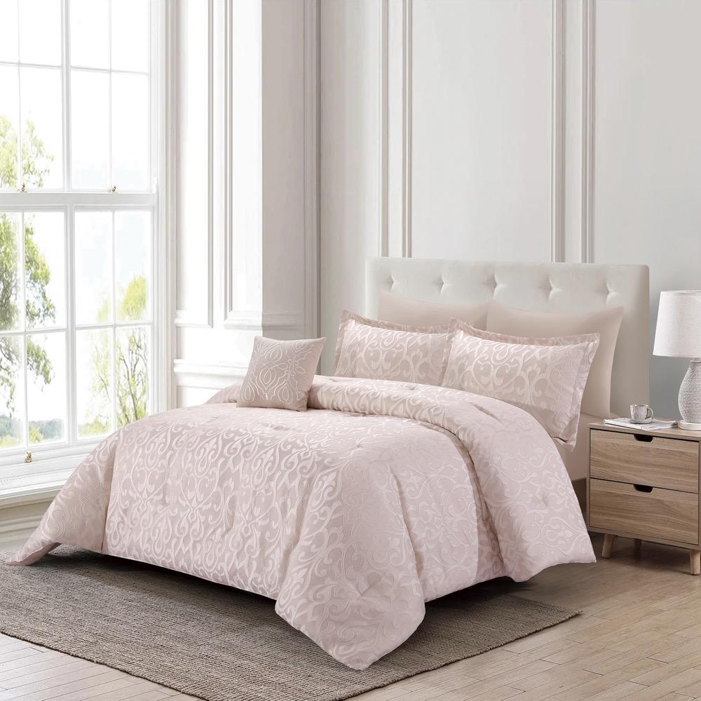 مفرش  مجوز7 قطع   MAXIMOS TEA ROSE TAILOR JACQUARD