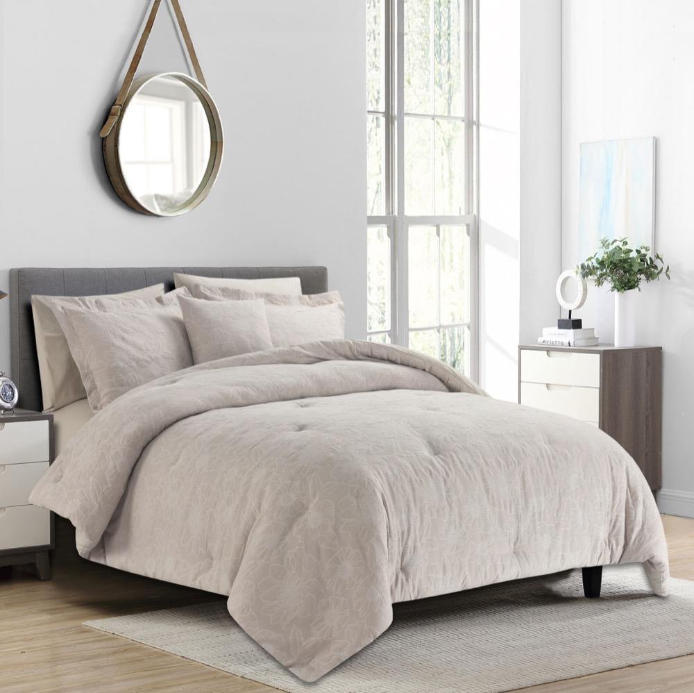 طقم غطاء تخت 7 قطع  TAUPE MATELASSE مجوز