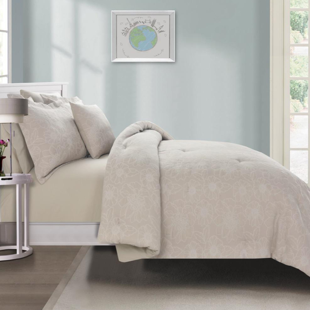 طقم غطاء تخت 7 قطع  TAUPE MATELASSE مجوز
