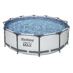بركة سباحة دائري شادر مع اطار+دعامات + مضخة فلترة VORTEX 3.66m x 0.76m