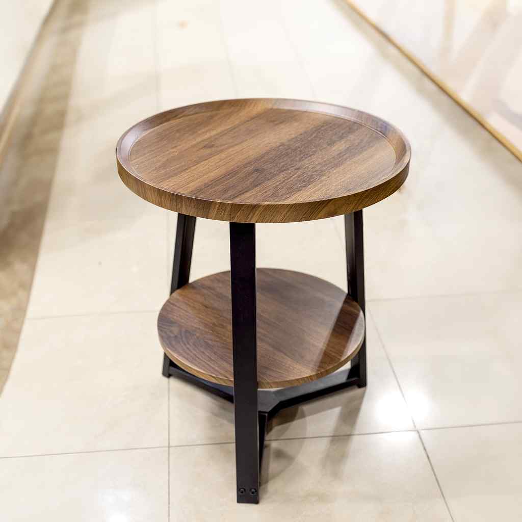 طاولة وسط قطعة مع وجهين خشبي