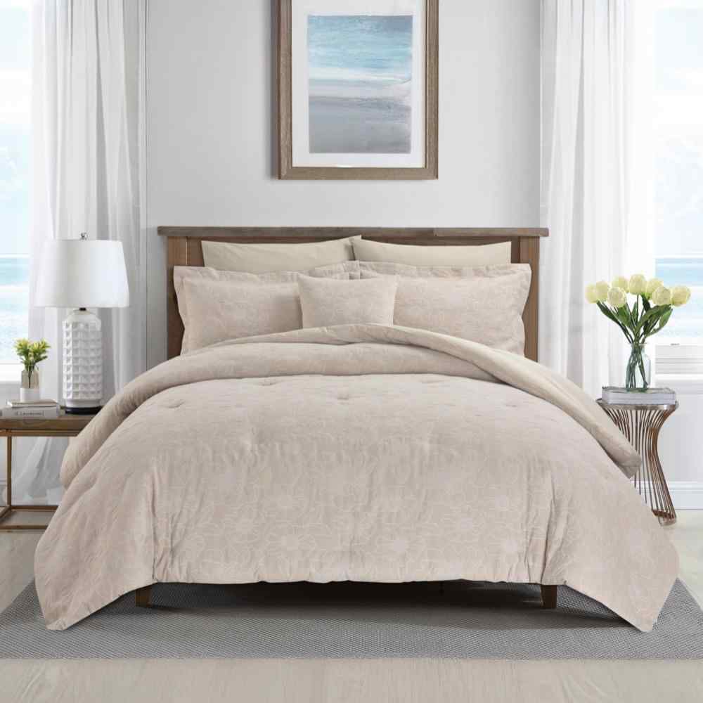 طقم غطاء تخت 7 قطع  TAUPE MATELASSE مجوز