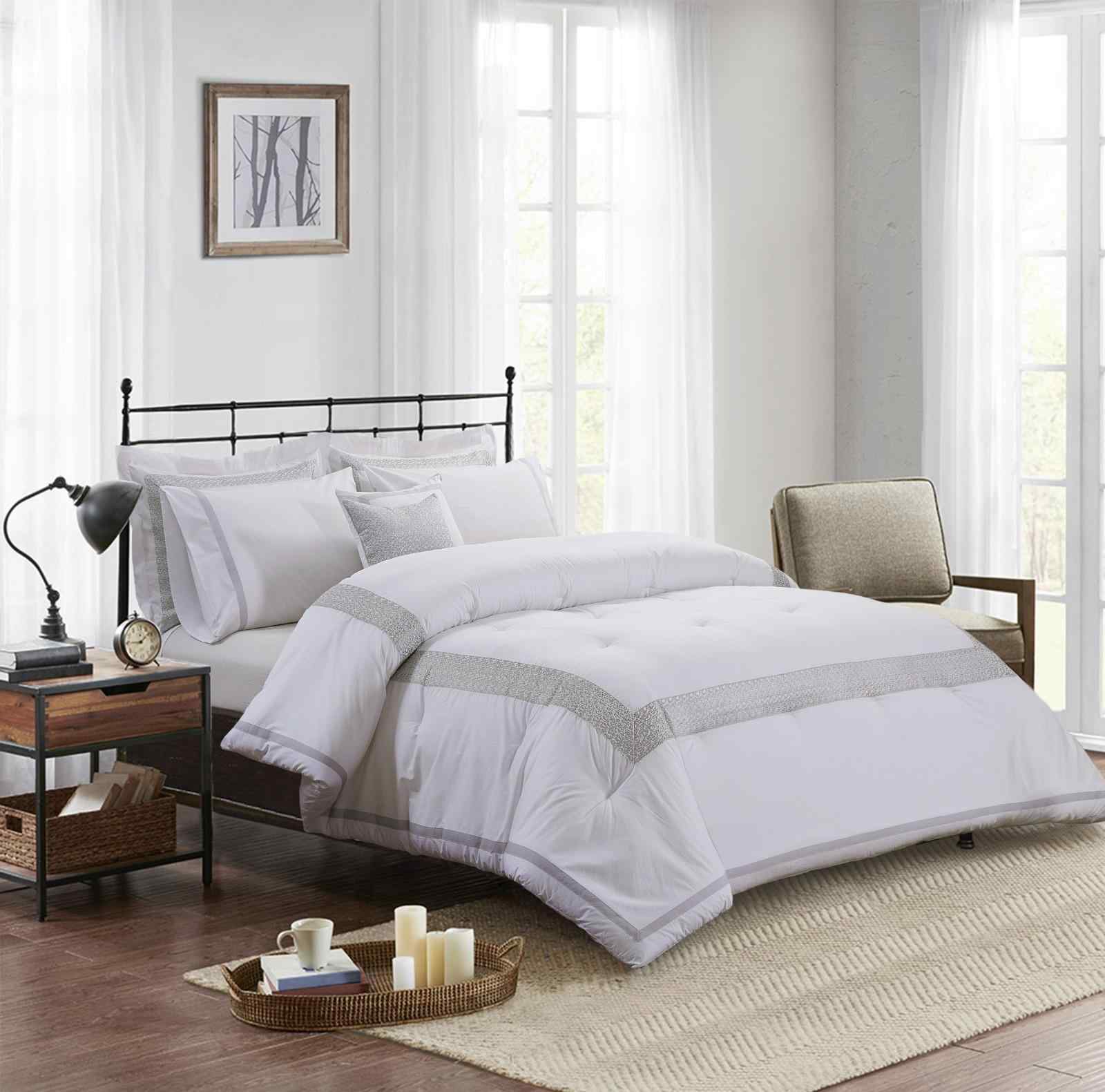 طقم غطاء تخت 7 قطع  CHARM GREY مجوز