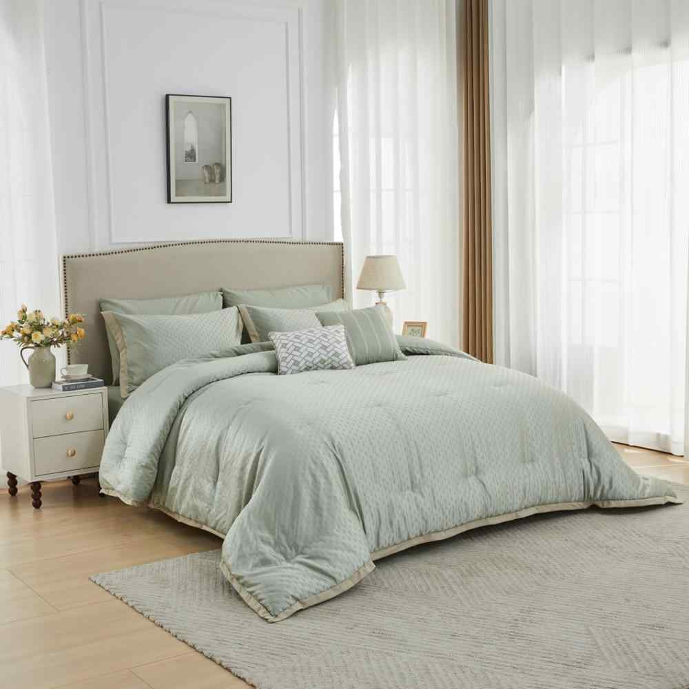 مفرش  مجوز8 قطع  MADISON PARK GREEN