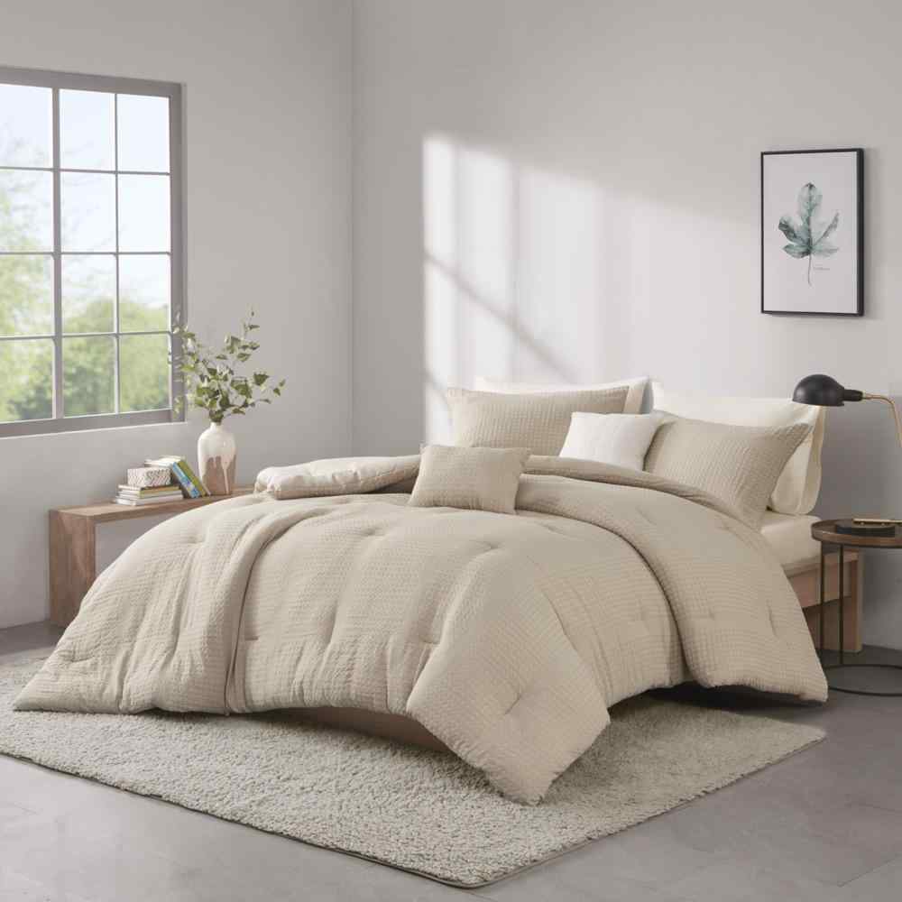 مفرش  مجوز8 قطع NARI BEIGE