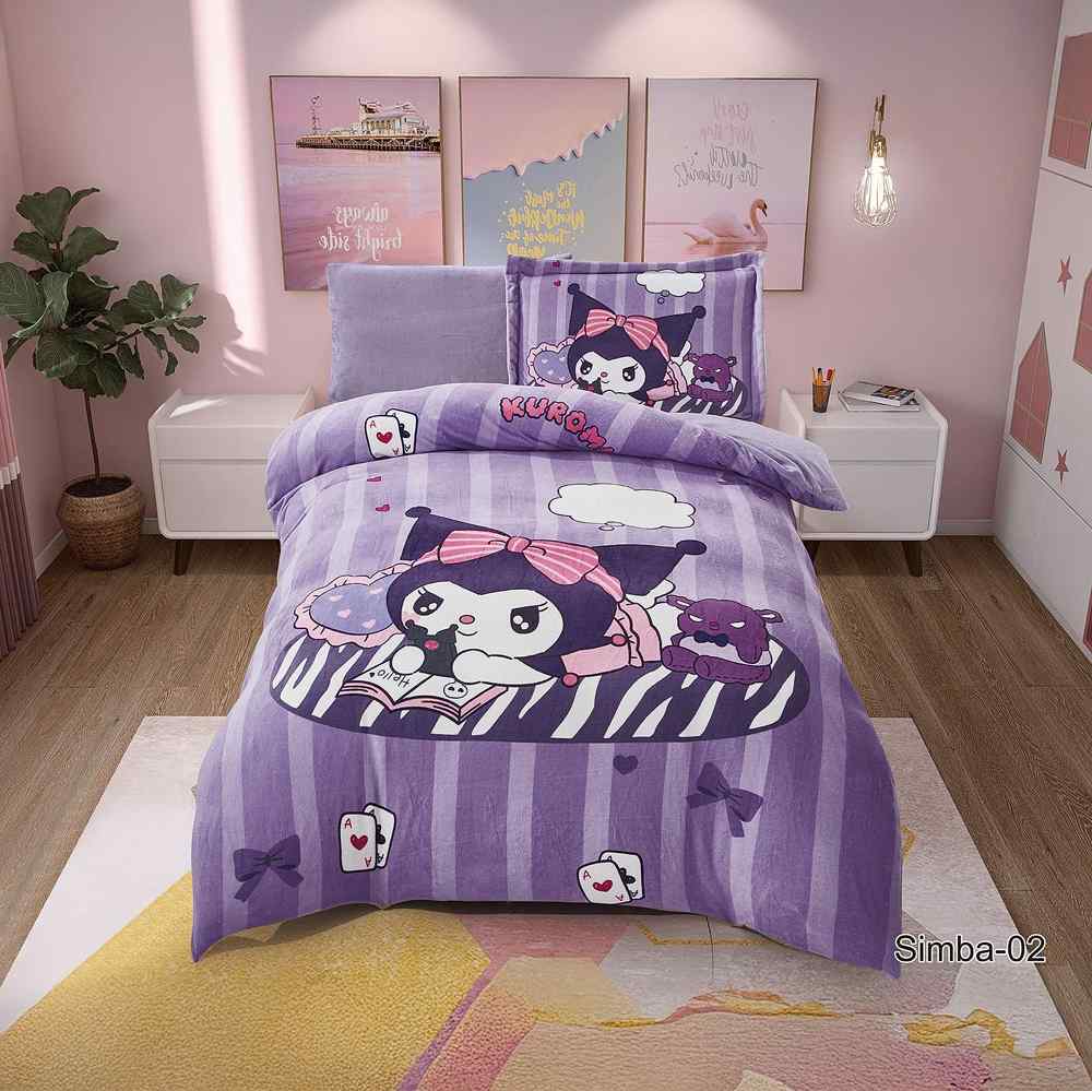 مفرش شتوي مفرد+ كرومي