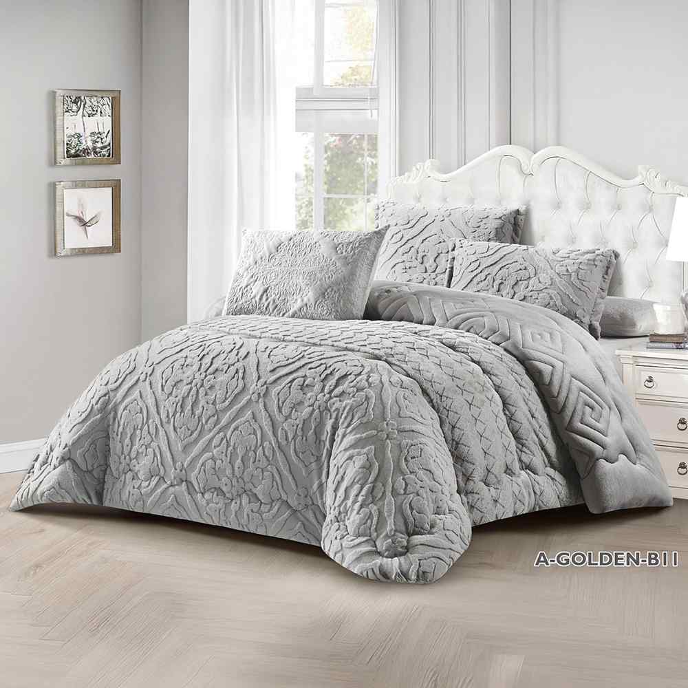 طقم لحاف جولدن B11 سكني مجوز تدي
