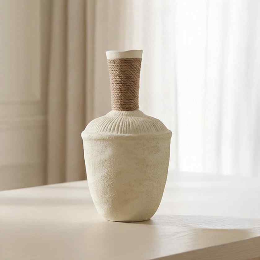 فاز فخار عنق 36 سم بيج