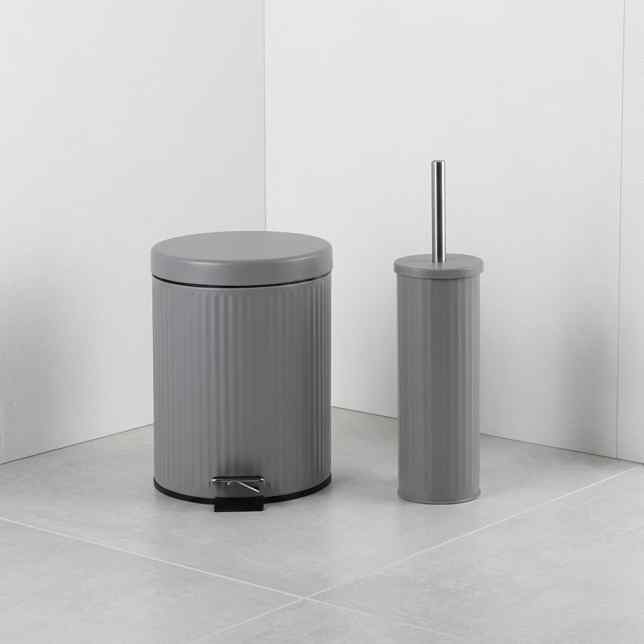 سطل قمامة 5 لتر + فرشاة ستريب سكني