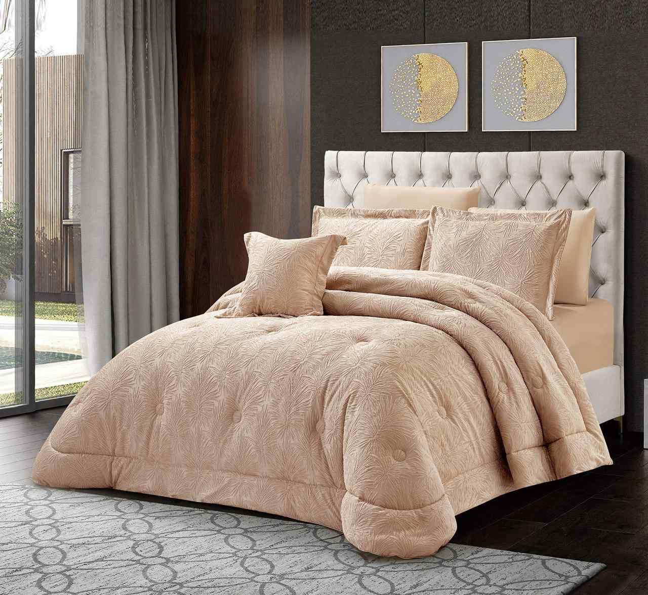 مفرش مجوز 7 قطع العتبة كاليا موكا