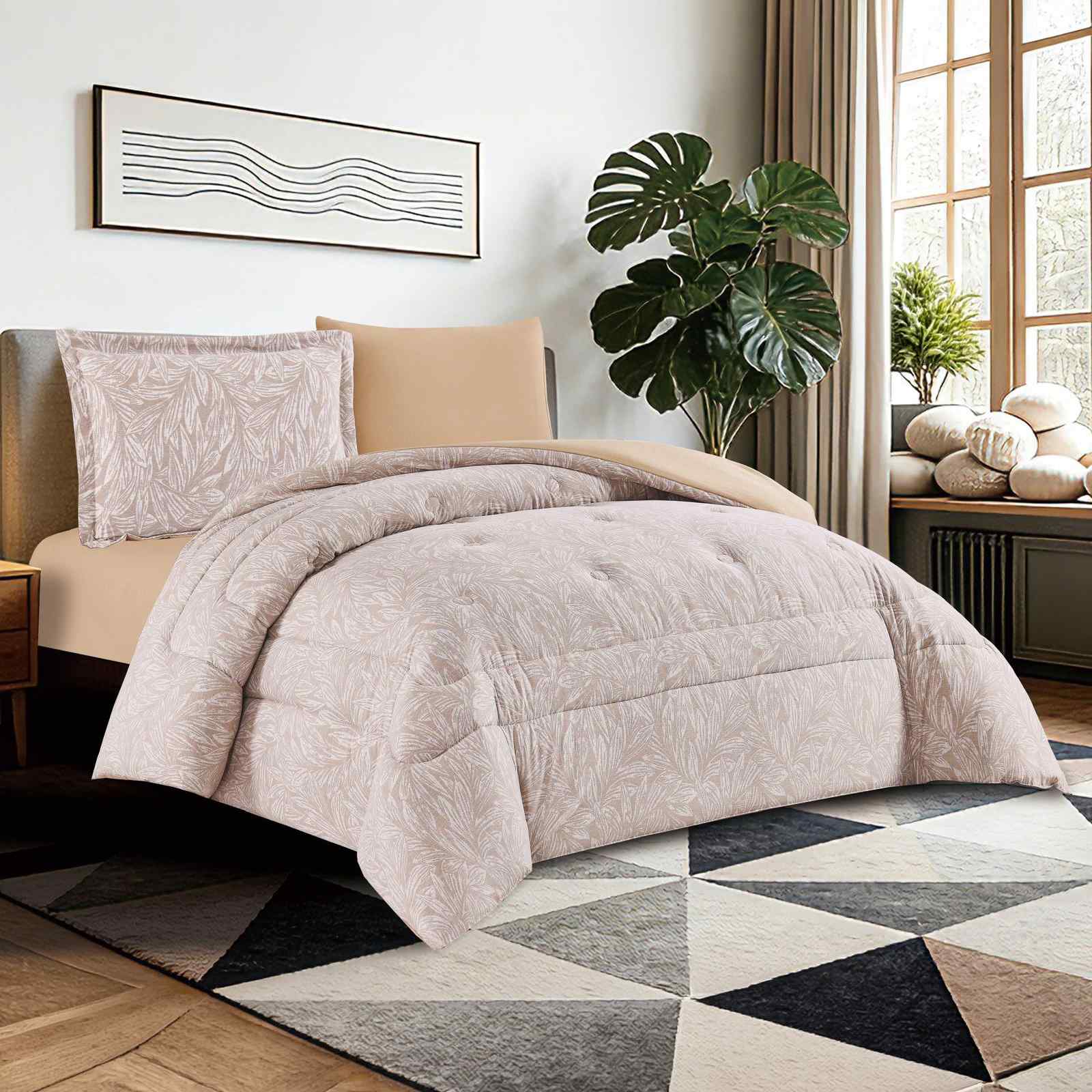 مفرش مجوز Amaya  مشجر بيج