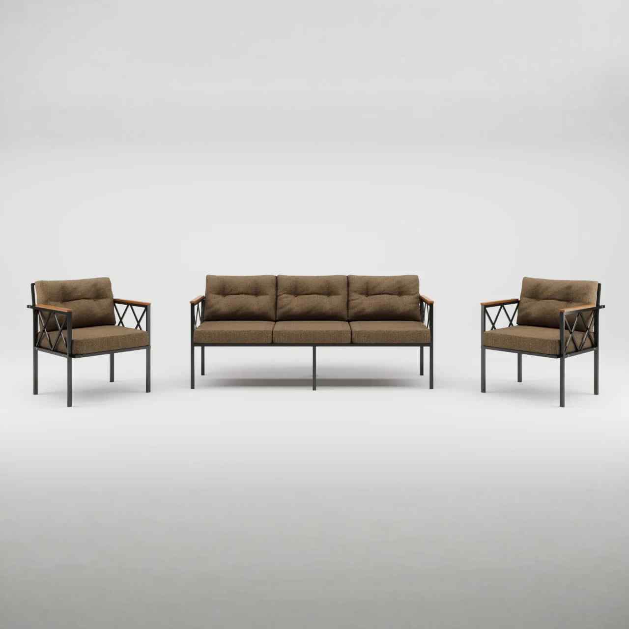 طقم خارجي 5 مقاعد INCI كبوتشينو